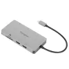 Targus DOCK423EU klēpjdatora dokstacija/portu replikators, vadu, USB 3.2 Gen 1 (3.1 Gen 1) Type-C, sudraba