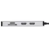 Targus DOCK423EU klēpjdatora dokstacija/portu replikators, vadu, USB 3.2 Gen 1 (3.1 Gen 1) Type-C, sudraba