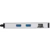 Targus DOCK423EU klēpjdatora dokstacija/portu replikators, vadu, USB 3.2 Gen 1 (3.1 Gen 1) Type-C, sudraba