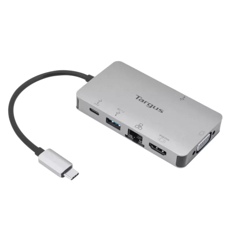 Dokingstacija Targus DOCK419 vadu USB 3.2 Gen 1 Type-C pelēka