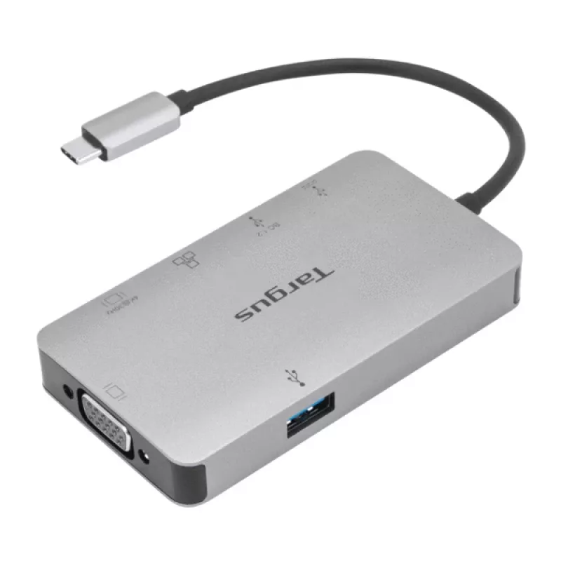 Dokingstacija Targus DOCK419 vadu USB 3.2 Gen 1 Type-C pelēka