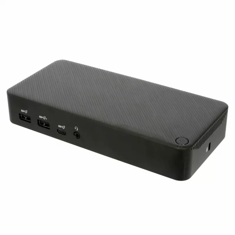 Targus DOCK460EUZ klēpjdatora dokstacija/portu replikators, vadu, USB4, melns