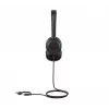Yealink UH35 Dual UC USB-C/A austiņas, vadu, 20 - 20000 Hz, zvaniem/mūzikai, 139,5 g, austiņas, melnas