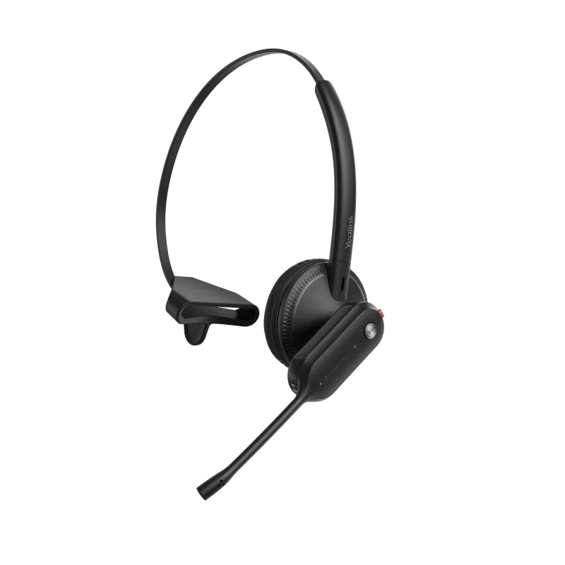 Yealink WH63 E2 UC austiņas, bezvadu, zvaniem/mūzikai, 16 g, austiņas, melnas