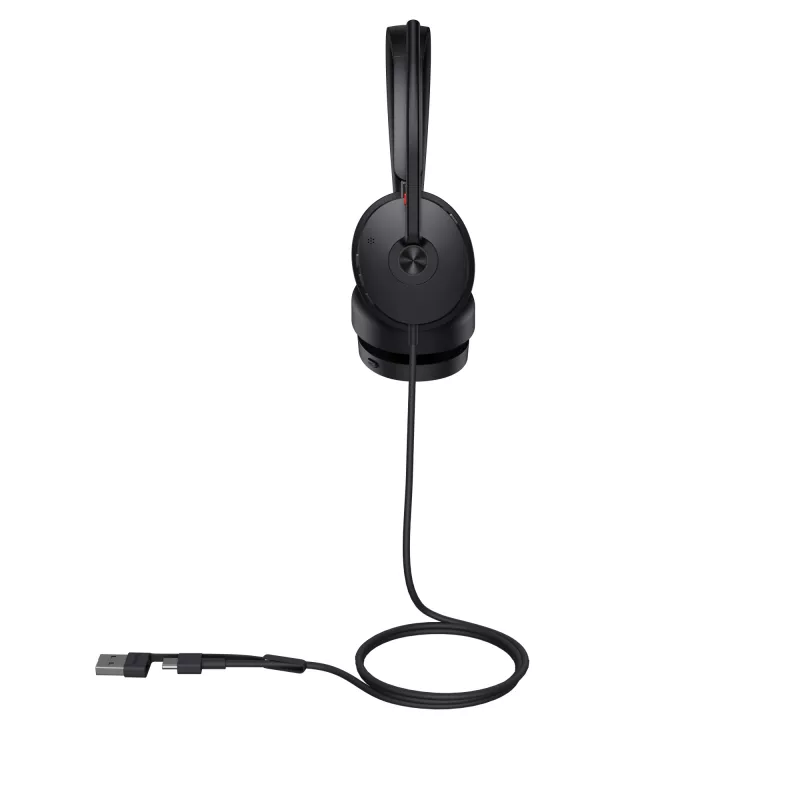 Yealink UH48 Dual Teams USB-C/A austiņas, vadu, zvaniem / mūzikai, 20–20000 Hz, 169 g, austiņas, melnas