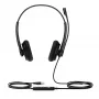 Yealink UH34 Lite Dual Teams Headset, vadu, 20 - 20000 Hz, birojs/zvanu centrs, 110 g, austiņas, melnas