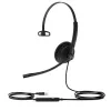 Yealink UH34 Lite Mono Teams austiņas, vadu, 20 - 20000 Hz, birojam/zvanu centram, 84 g, austiņas, melnas