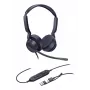 Yealink UH42 Dual UC USB-C/A austiņas, vadu, zvani/mūzika, 20 - 20000 Hz, 160 g, austiņas, melnas
