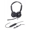 Yealink UH42 Dual UC USB-C/A austiņas, vadu, zvani/mūzika, 20 - 20000 Hz, 160 g, austiņas, melnas