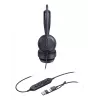 Yealink UH42 Dual UC USB-C/A austiņas, vadu, zvani/mūzika, 20 - 20000 Hz, 160 g, austiņas, melnas