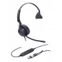Yealink UH42 Mono Teams USB-C/A austiņas, vadu, zvani/mūzika, 20–20000 Hz, 116 g, austiņas, melnas