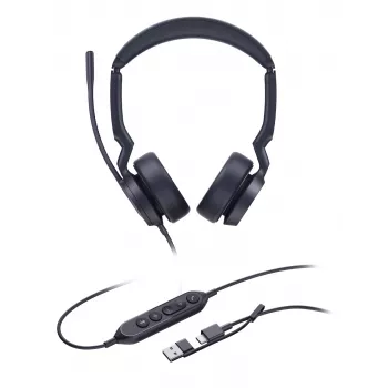 Yealink UH44 Dual UC USB-C/A austiņas