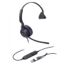 Yealink UH44 Mono Teams USB-C/A austiņas, vadu, 20 - 20000 Hz, birojs/zvanu centrs, 127 g, austiņas, melnas