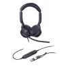 Yealink UH46 Dual UC USB-C/A austiņas, vadu, 20 - 20000 Hz, birojs/zvanu centrs, 166 g, austiņas, melnas
