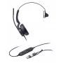 Yealink UH46 Mono Teams USB-C/A austiņas, vadu, 20–20000 Hz, birojam/zzvanu centram, 127 g, austiņas, melnas