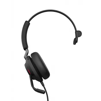 Jabra Evolve2 40 SE austiņas, vadu, galvas stīpa, birojs/zvanu centrs, USB Type-C / USB Type-A, melna