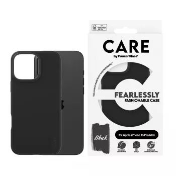 PanzerGlass CARE™ by ® vāciņš Melns iPhone 16 Pro Max