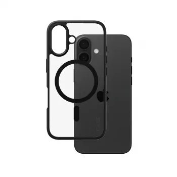 PanzerGlass CARE™ by ® Urban Combat Case caurspīdīgs ar melnu rāmi un MagSafe iPhone 16
