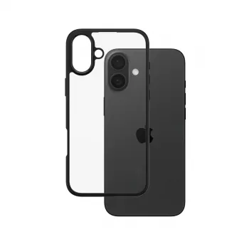 PanzerGlass CARE™ by ® Urban Combat Case caurspīdīgs ar melnu rāmi iPhone 16 Plus