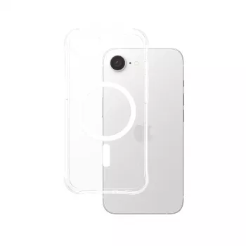 PanzerGlass CARE™ by ® Samba Case caurspīdīgs ar baltu Qi saderīgs iPhone 17e | 16e