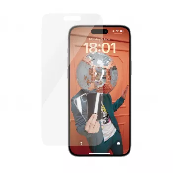 PanzerGlass ® ekrāna aizsargs iPhone 15 Plus | Classic Fit, Apple, Apple - iPhone 15 Plus, sausa uzklāšana, izturīgs pret skrāpējumiem, triecienizturīgs, caurspīdīgs, 1 gab.