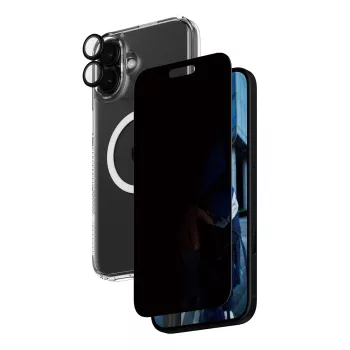 PanzerGlass ® 3-in-1 privātuma aizsardzības komplekts iPhone 16 Plus