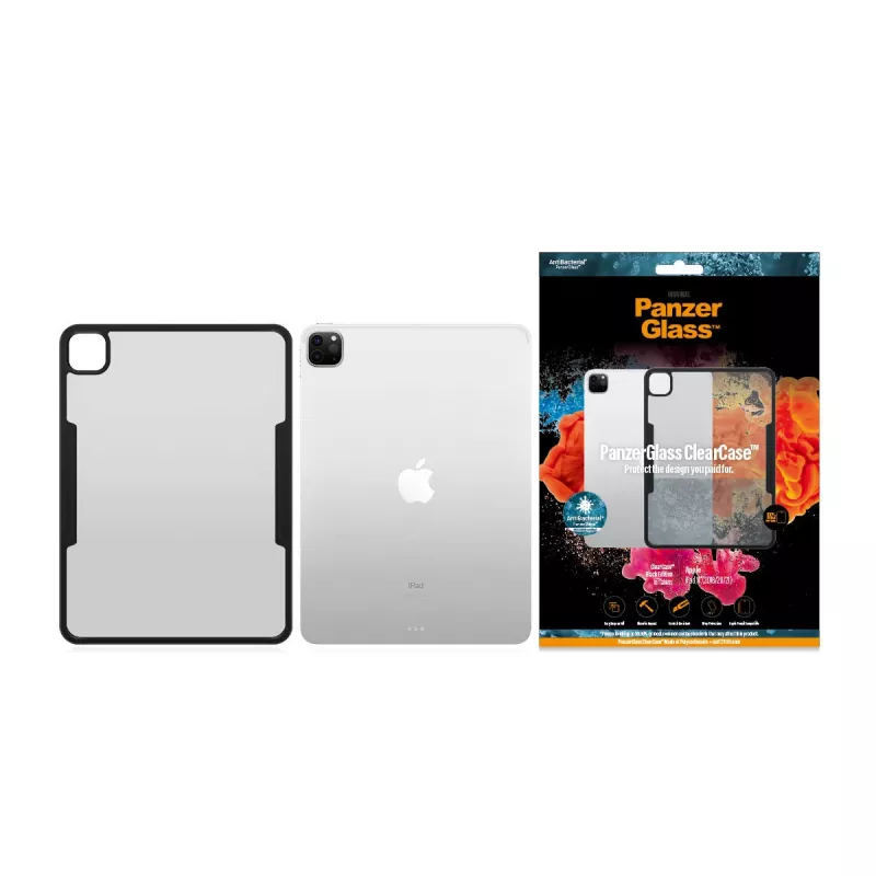 PanzerGlass ® ClearCase™ iPad Pro 11″ (2018, 2020-2022), Vāciņš, Apple, Apple - iPad Pro 11″, 27.9 cm (11 collas), Melns
