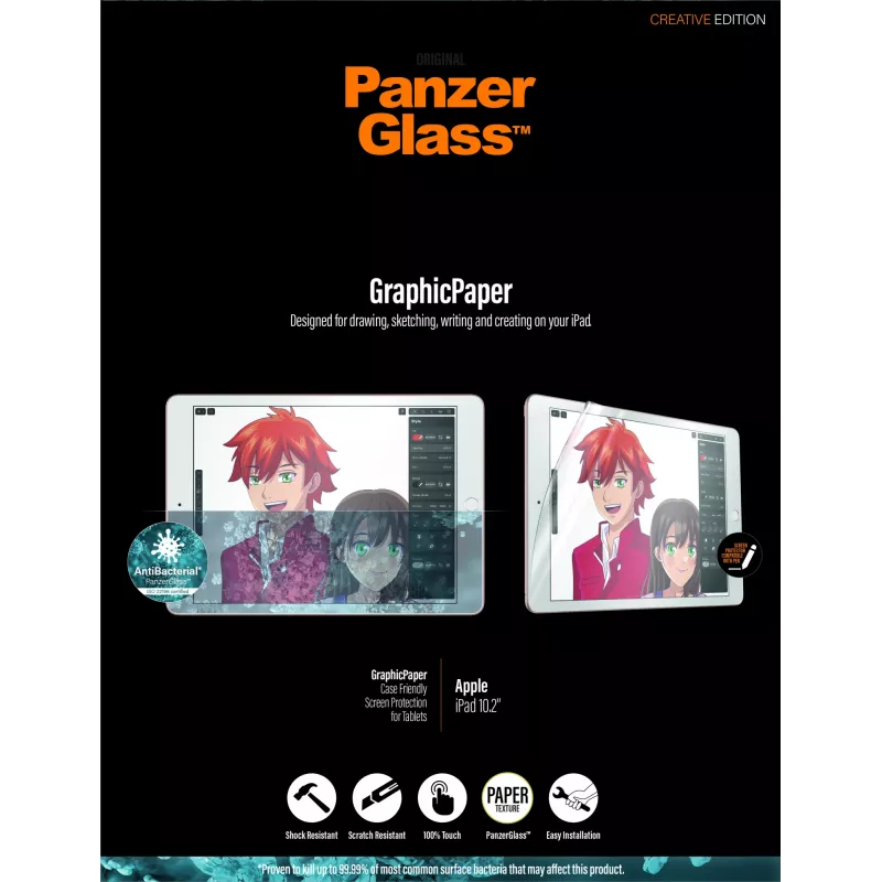 PanzerGlass ® GraphicPaper® ekrāna aizsargs iPad 10.2″ (2019-2021)