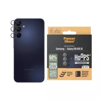 PanzerGlass ® Hoops® Kameras lēcas aizsargplēve Caurspīdīga Samsung Galaxy A16 | A16 5G