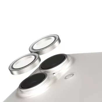 Kameras objektīva aizsargs PanzerGlass SAFE. Glitter Silver iPhone '24 6,1 collas | 6,7 collas