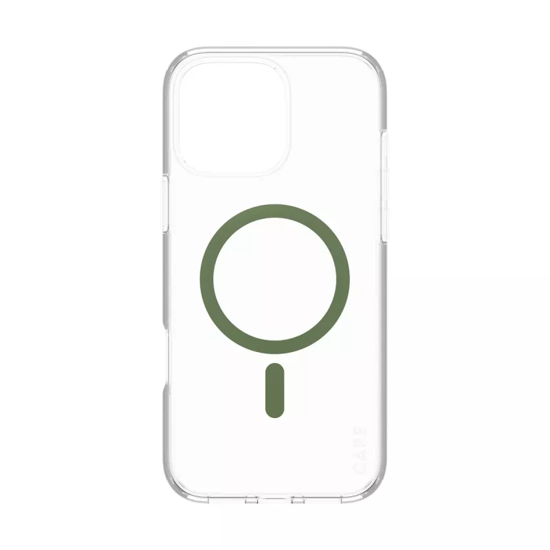 PanzerGlass CARE™ by ® Urban Combat Case Caurspīdīgs ar Zaļu MagSafe iPhone 16 Pro Max
