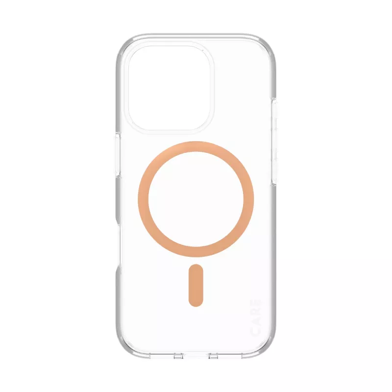 PanzerGlass CARE™ by ® Urban Combat Case Caurspīdīgs ar Persiku MagSafe iPhone 16 Pro