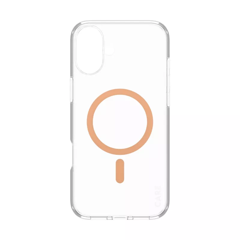PanzerGlass CARE™ by ® Urban Combat maciņš caurspīdīgs ar Peachy MagSafe iPhone 16 Plus