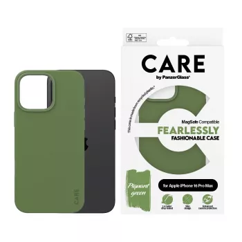 PanzerGlass CARE™ by ® Case zaļa w. MagSafe iPhone 16 Pro Max