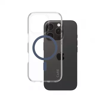 PanzerGlass CARE by Flagship vāciņš Transparent Urban Combat Blue MagSafe iPhone 16 Pro