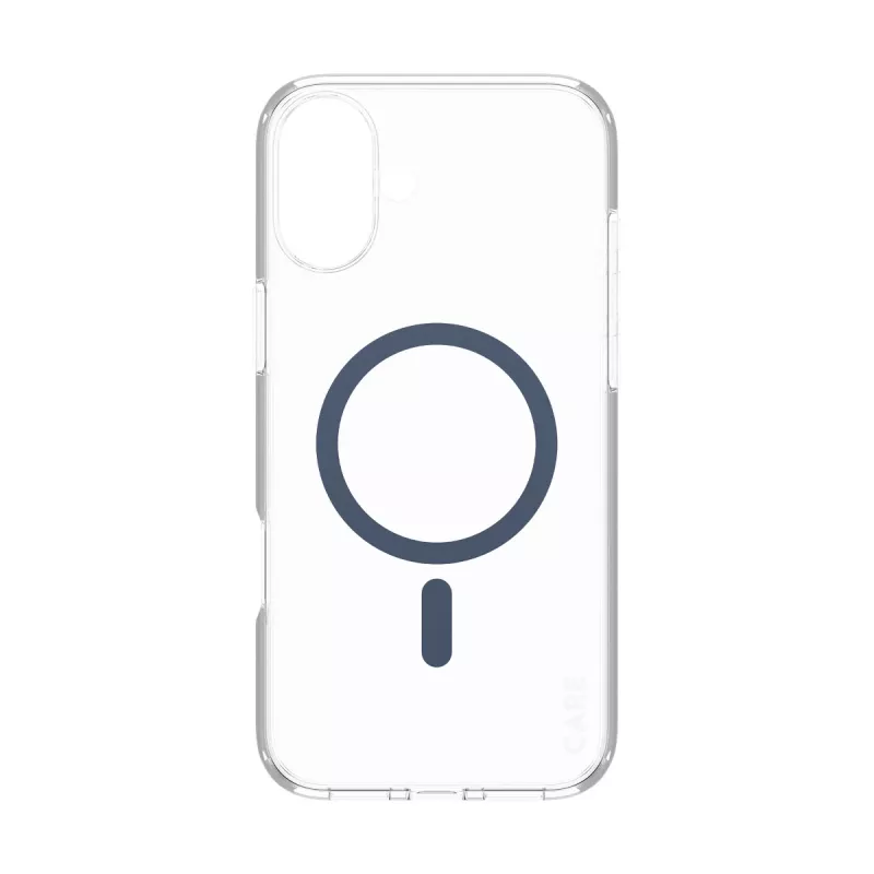 PanzerGlass CARE™ by ® Urban Combat maciņš caurspīdīgs ar zilu MagSafe iPhone 16 Plus
