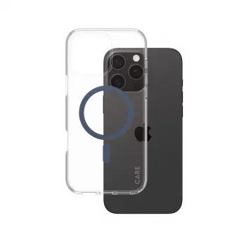 Cover PanzerGlass CARE by Flagship vāciņš Transparent Urban Combat Blue MagSafe iPhone 16 Pro Max