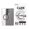 PanzerGlass CARE™ by ® Urban Combat Case caurspīdīgs ar plūmju violeto krāsu Qi saderīgs Samsung Galaxy S25 Ultra