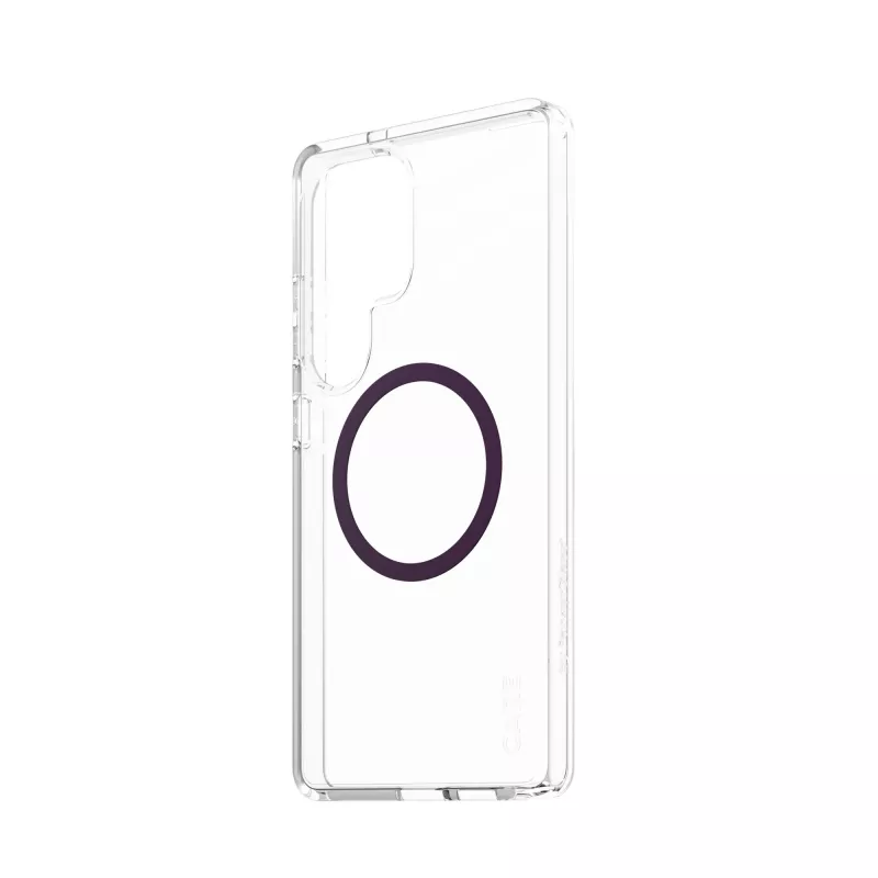 PanzerGlass CARE™ by ® Urban Combat Case caurspīdīgs ar plūmju violeto krāsu Qi saderīgs Samsung Galaxy S25 Ultra