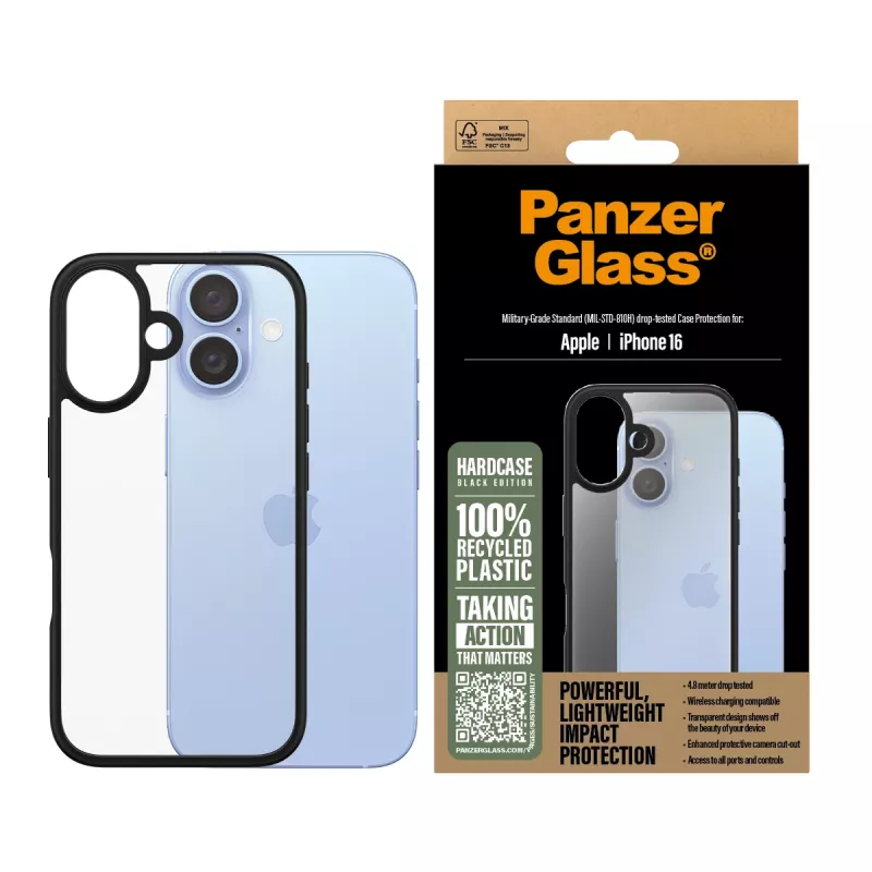 PanzerGlass ® HardCase Transparent iPhone 16