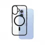 PanzerGlass ® HardCase caurspīdīgs ar melnu MagSafe rāmi iPhone 16