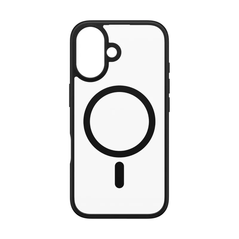 PanzerGlass ® HardCase caurspīdīgs ar melnu MagSafe rāmi iPhone 16