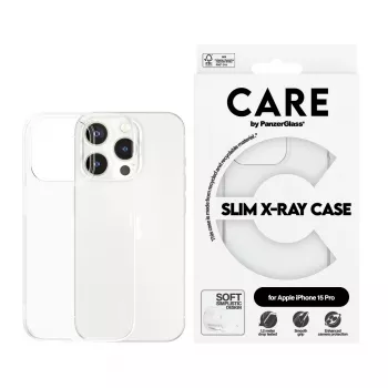 PanzerGlass CARE™ by ® X-Ray vāciņš iPhone 15 Pro, Cover, Apple, Apple - iPhone 15 Pro, Transparent