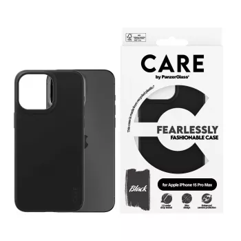 Cover PanzerGlass CARE by moderns vāciņš Melns iPhone 15 Pro Max