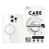 PanzerGlass CARE™ by ® korpuss caurspīdīgs ar sudraba statīvu un MagSafe iPhone 15 Pro