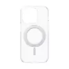 PanzerGlass CARE™ by ® korpuss caurspīdīgs ar sudraba statīvu un MagSafe iPhone 15 Pro