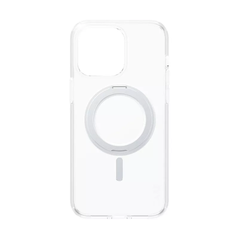 PanzerGlass CARE™ by ® Caurspīdīgs maciņš ar sudraba statīvu un MagSafe iPhone 15 Pro Max