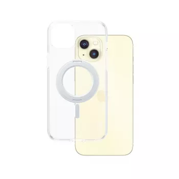 PanzerGlass CARE by ® Feature Case Caurspīdīgs ar Sudraba Statīvu un MagSafe iPhone 15 Plus