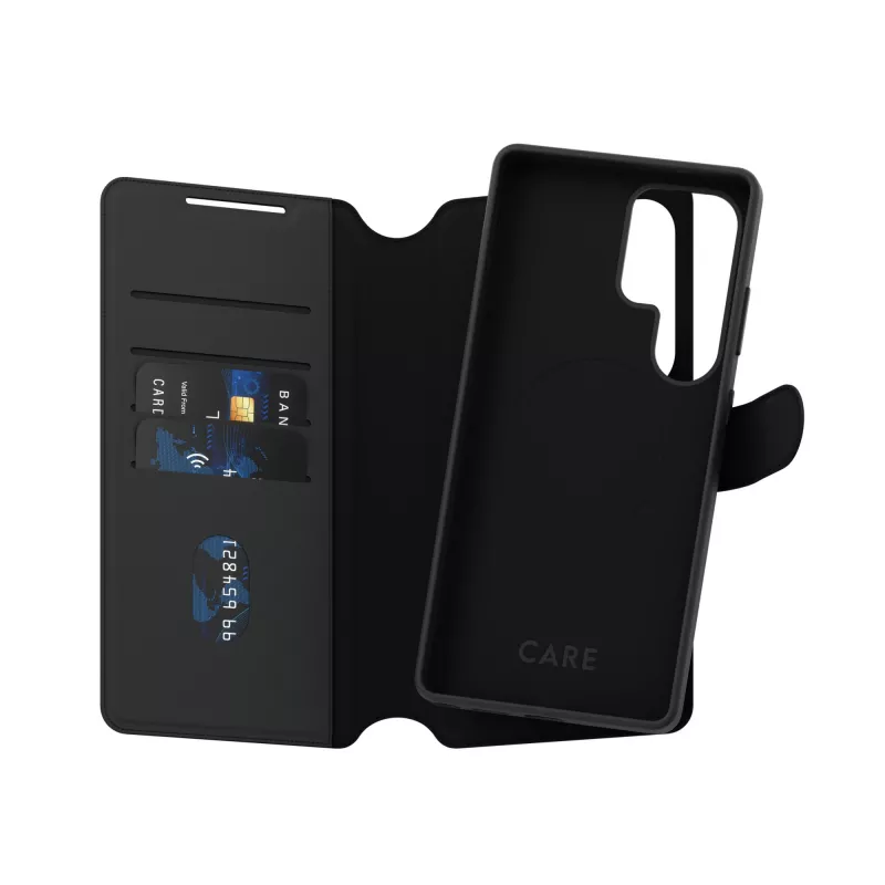 PanzerGlass CARE™ by ® Tango 2-in-1 Wallet Case w. Qi Compatible Samsung Galaxy S25 Ultra