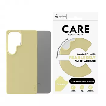PanzerGlass CARE™ by ® Case Chardonnay w. Qi Saderīga Samsung Galaxy S25 Ultra